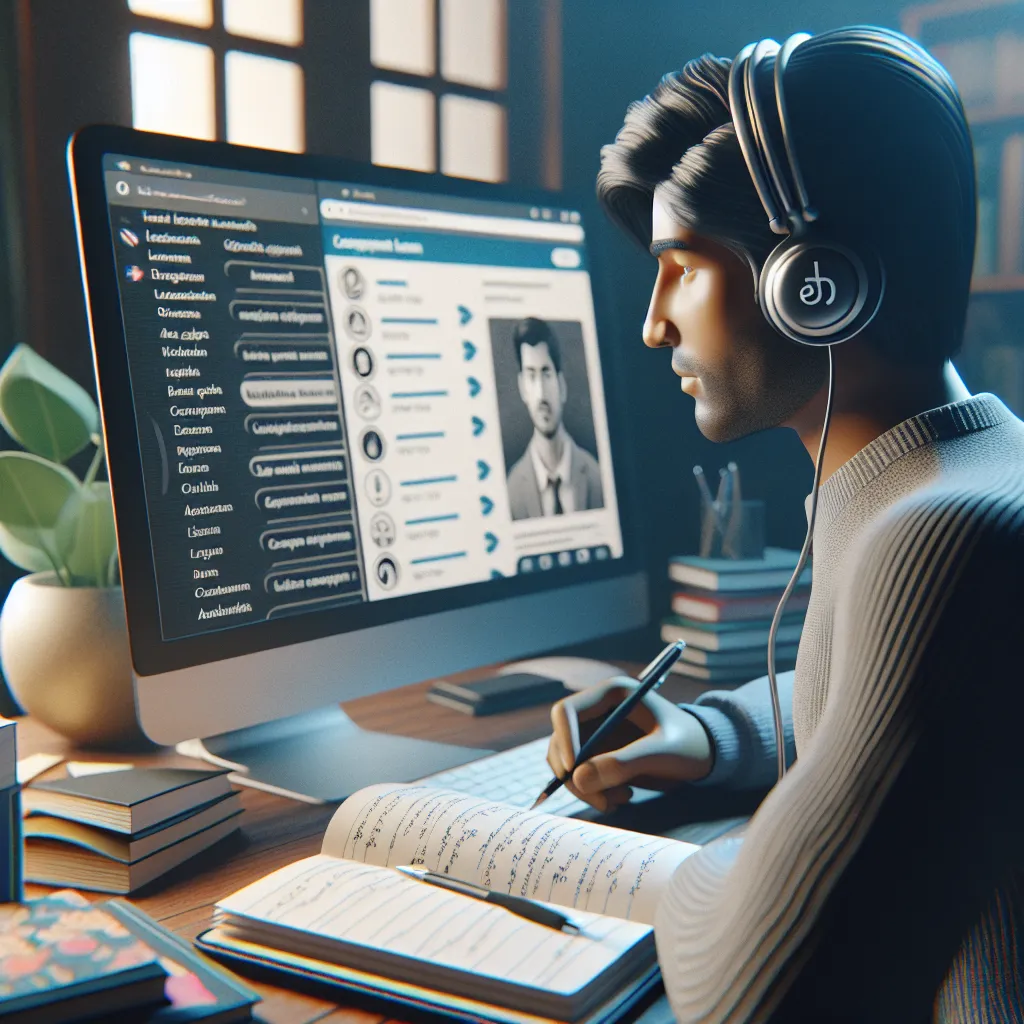 Jak skutecznie uczyć się języka obcego przez internet?